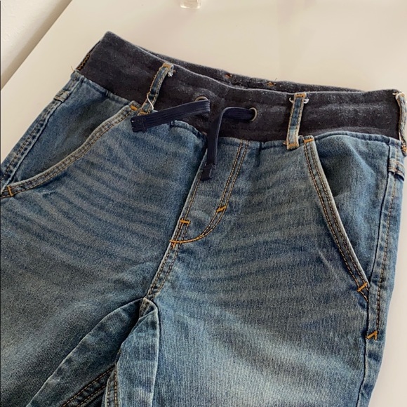 H&M distressed stretchy jean joggers - Picture 3 of 10